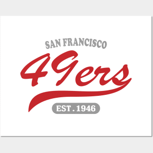 San Francisco 49ers Classic Style Posters and Art